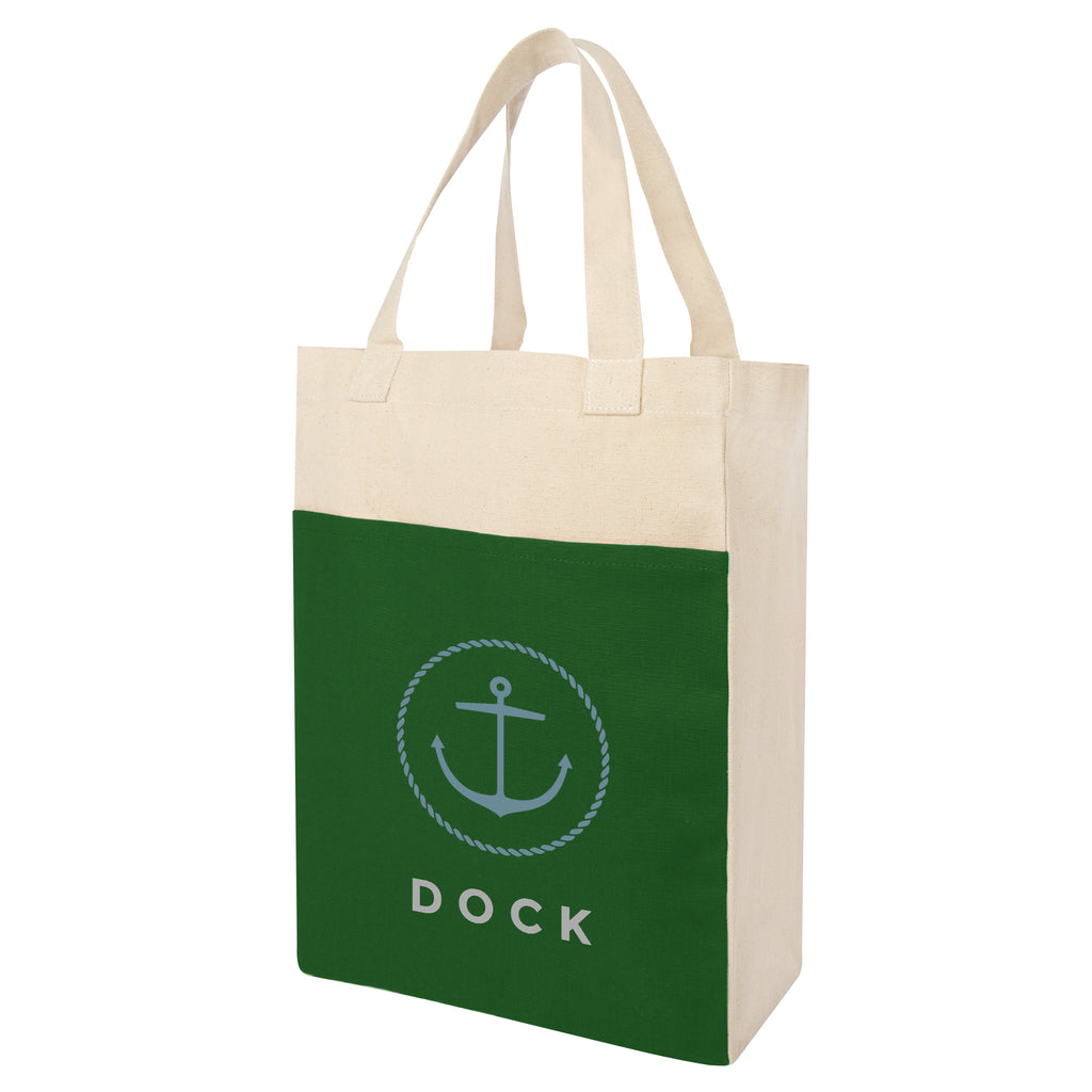 Co-Op Cotton Canvas Shopper Tote Bag, 10 oz - Silk Screen