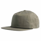 Coal Atlas Five Panel Cap with Rope Detail Embroidery - Loden - Left Angle