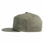Coal Atlas Five Panel Cap with Rope Detail Embroidery - Loden - Left
