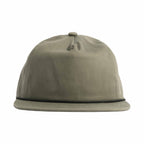 Coal Atlas Five Panel Cap with Rope Detail Transfer - Loden - Front