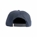 Coal Atlas Five Panel Cap with Rope Detail Transfer - Vintage Navy - Back