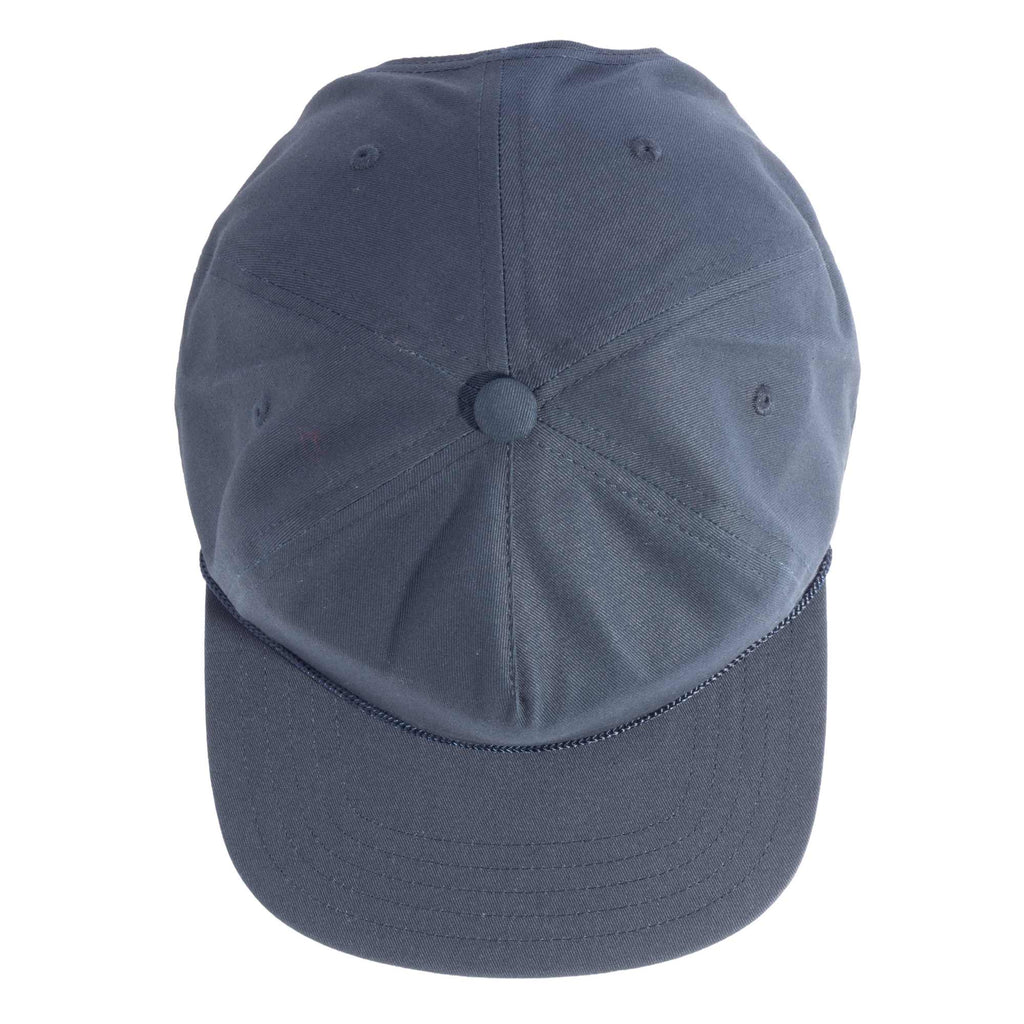Coal Atlas Five Panel Cap with Rope Detail Transfer - Vintage Navy - Top