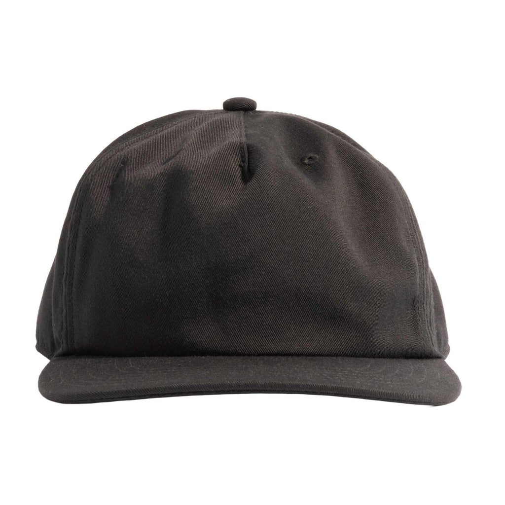 Coal Bronson Unstructured Cap in Recycled Twill Transfer - Black - Front