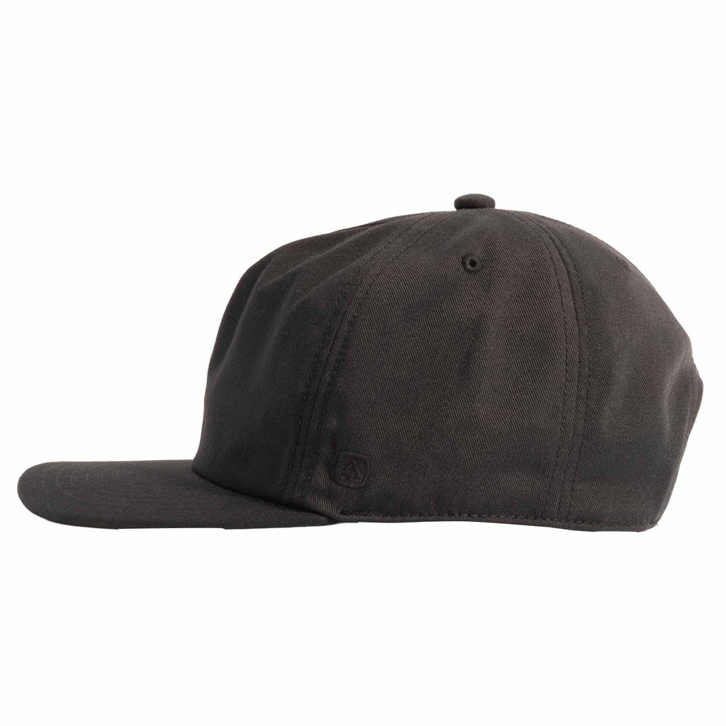 Coal Bronson Unstructured Cap in Recycled Twill Transfer - Black - Left