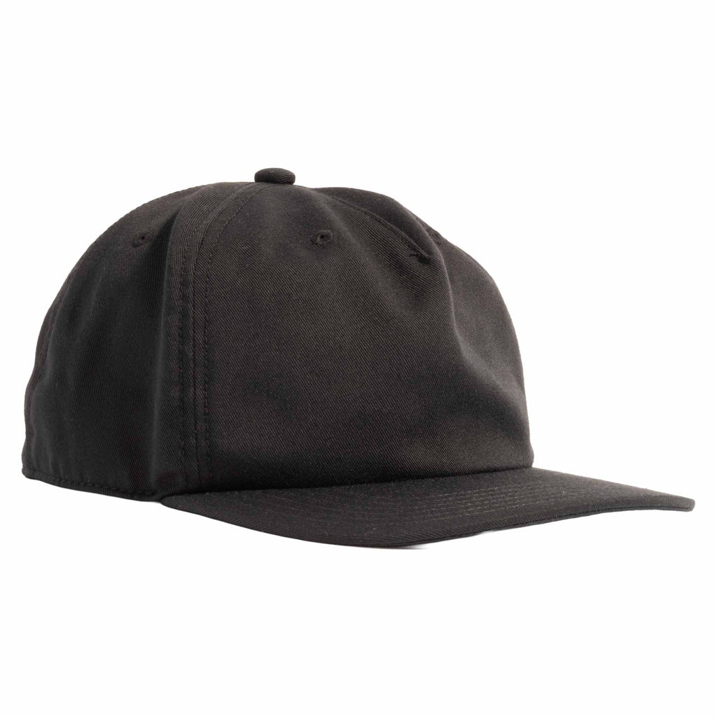 Coal Bronson Unstructured Cap in Recycled Twill Transfer - Black - Right Angle