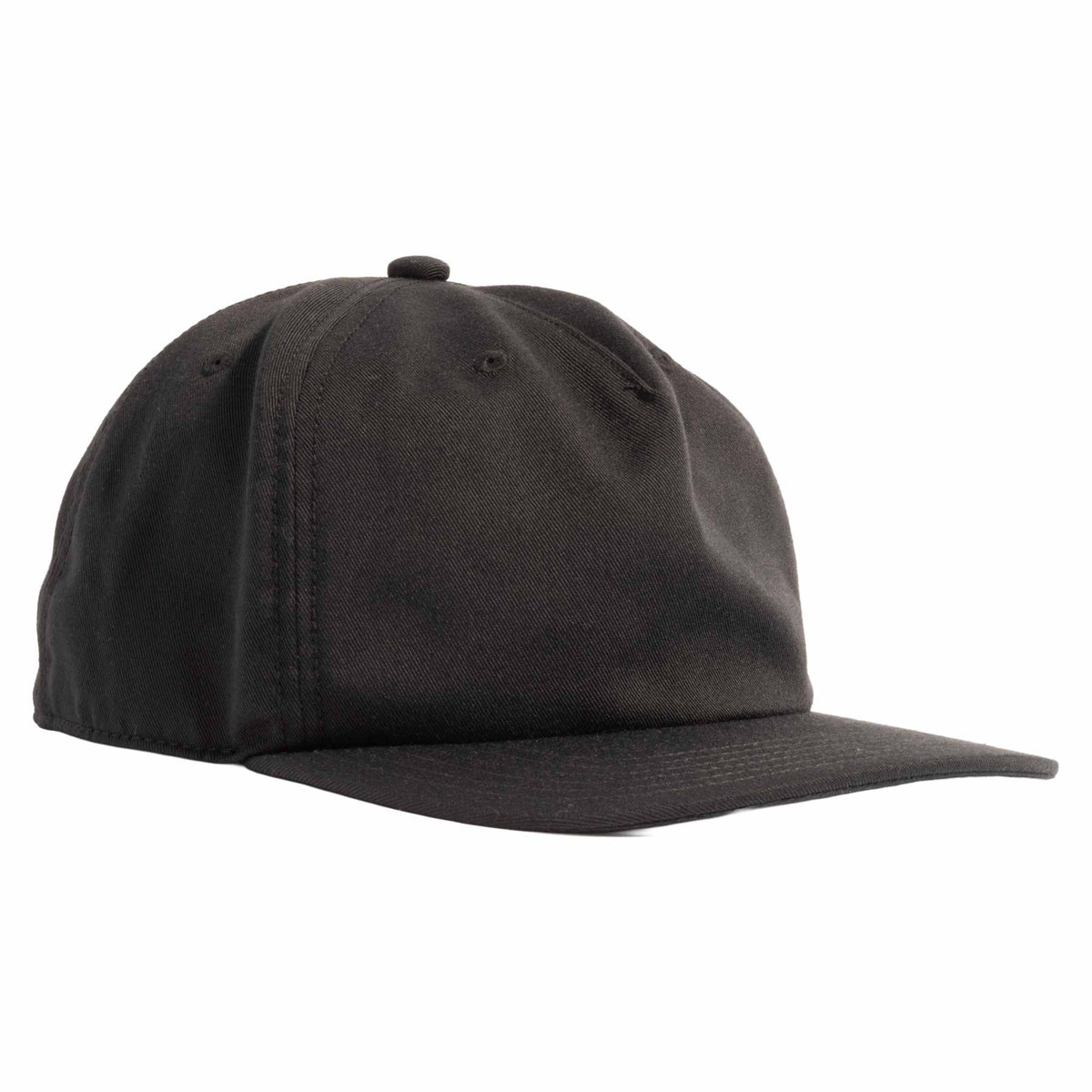 Coal Bronson Unstructured Cap in Recycled Twill Transfer - Black - Right Angle