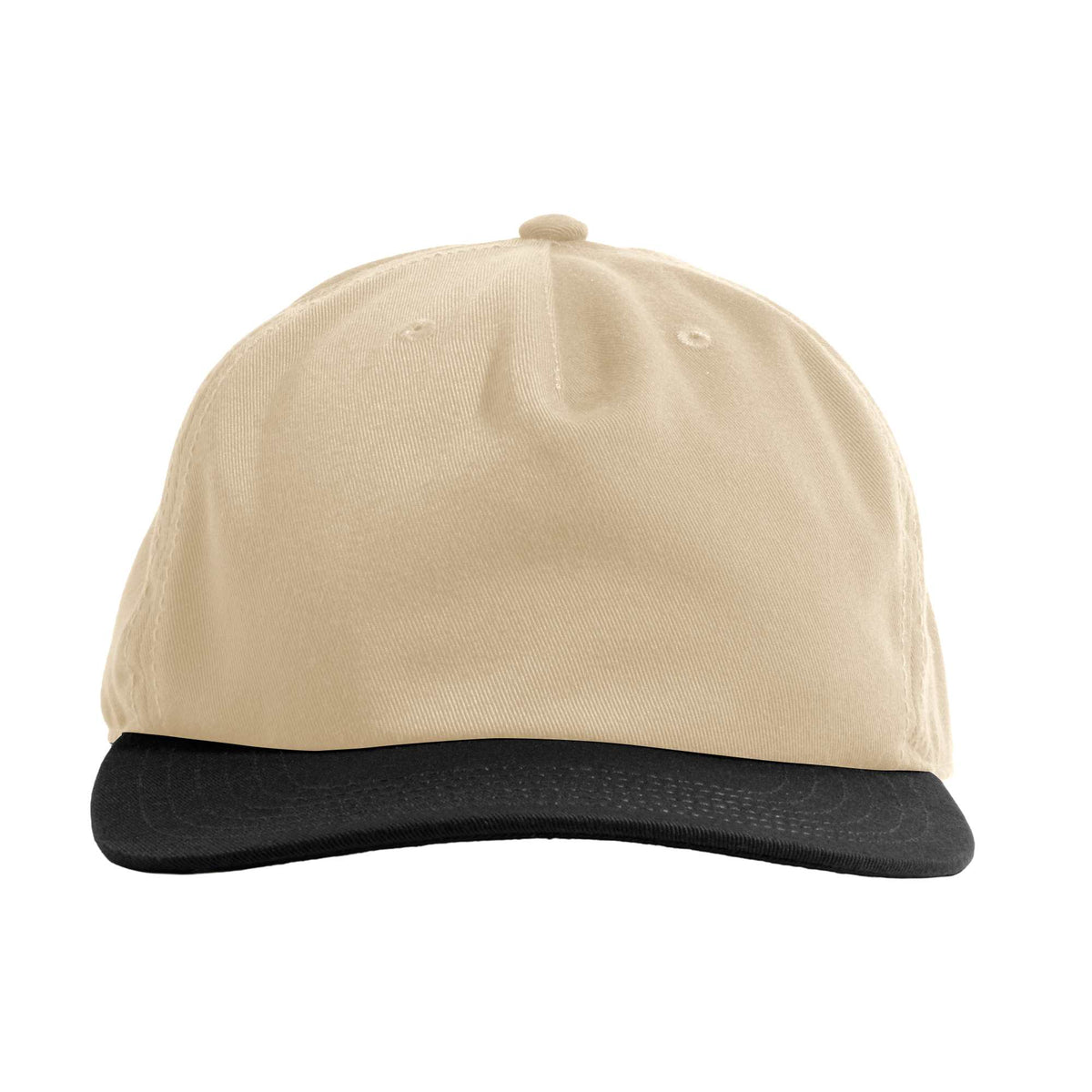 Coal Bronson Unstructured Cap in Recycled Twill Transfer - Desert Khaki - Front