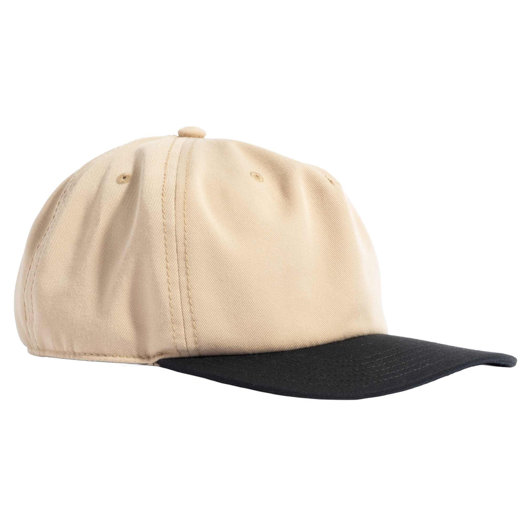 Coal Bronson Unstructured Cap in Recycled Twill Transfer - Desert Khaki - Right Angle