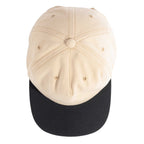 Coal Bronson Unstructured Cap in Recycled Twill Transfer - Desert Khaki - Top