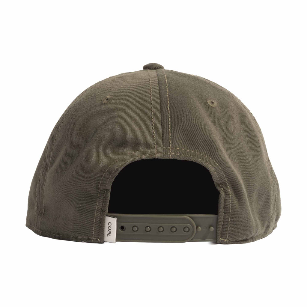 Coal Bronson Unstructured Cap in Recycled Twill Transfer - Loden - Back