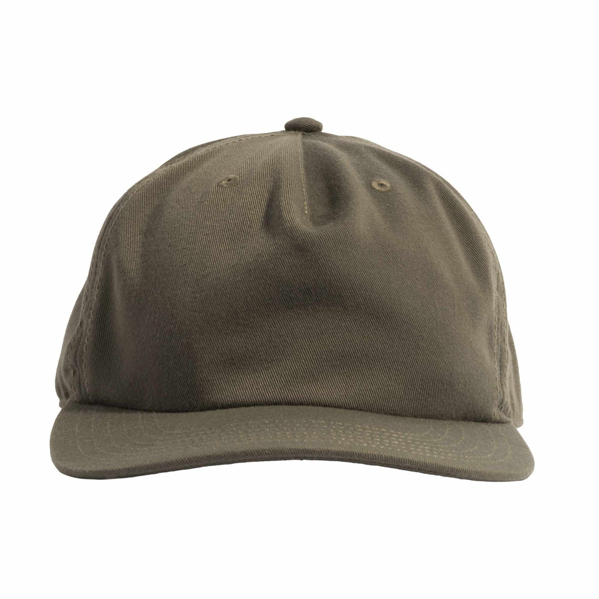 Coal Bronson Unstructured Cap in Recycled Twill Transfer - Loden - Front
