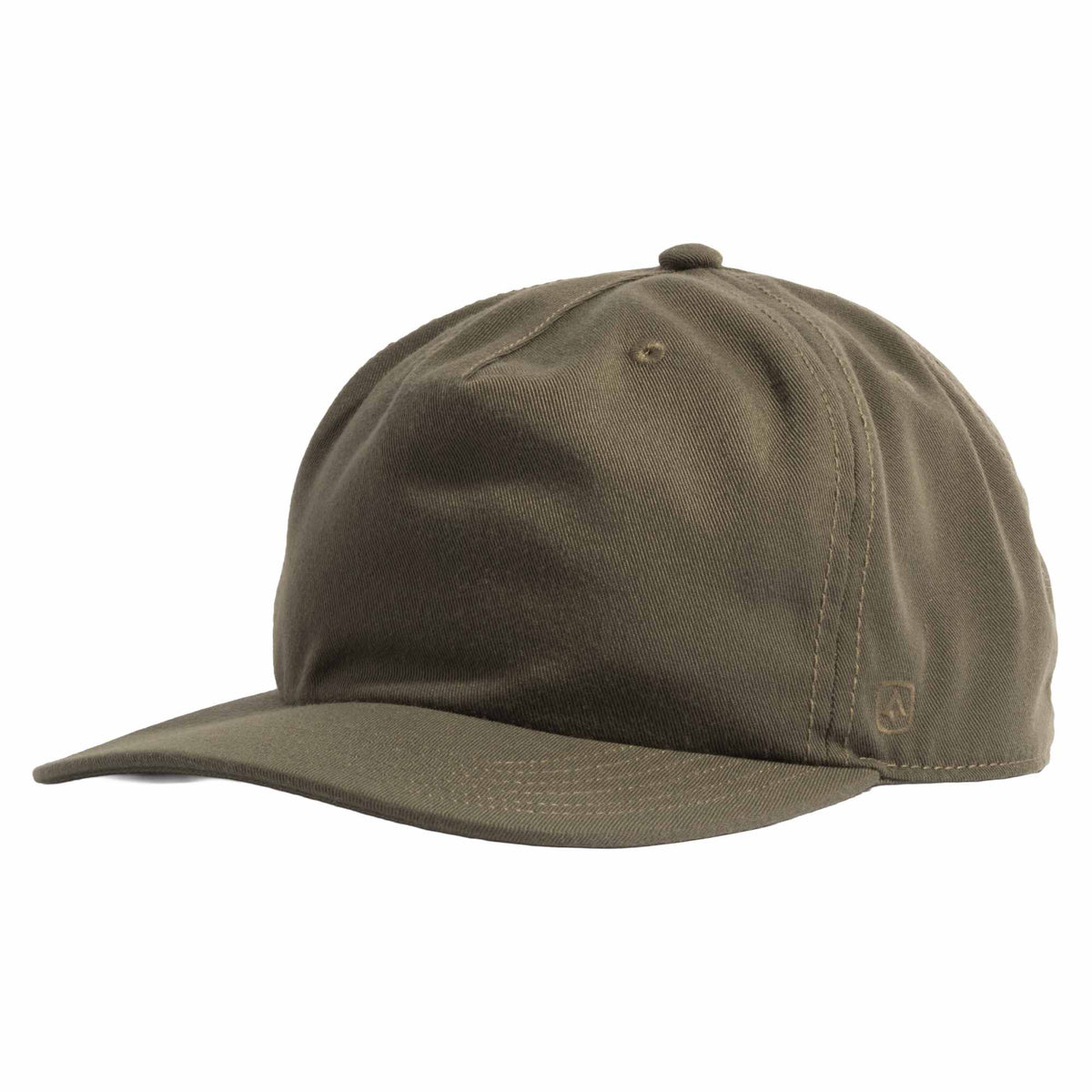 Coal Bronson Unstructured Cap in Recycled Twill Transfer - Loden - Left Angle