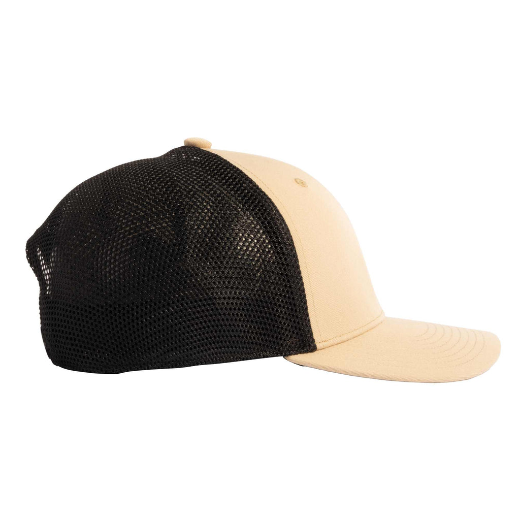 Coal Hauler Low Profile Trucker Cap Transfer - Desert Khaki/Black - Right