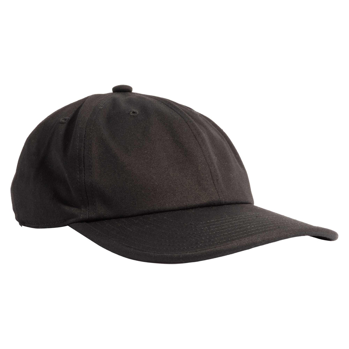 Coal Pines Low Profile Six Panel Hat Transfer - Black - Right Angle