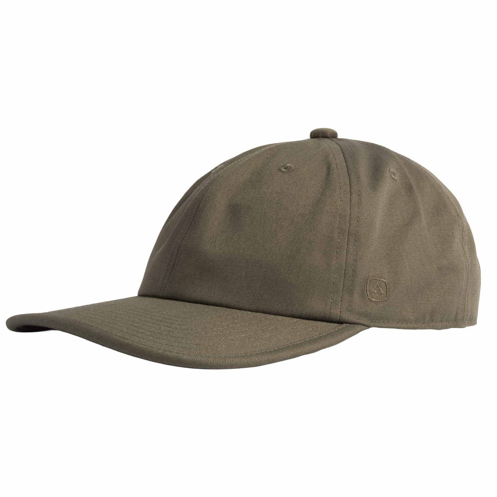 Coal Pines Low Profile Six Panel Hat Transfer - Loden - Left Angle