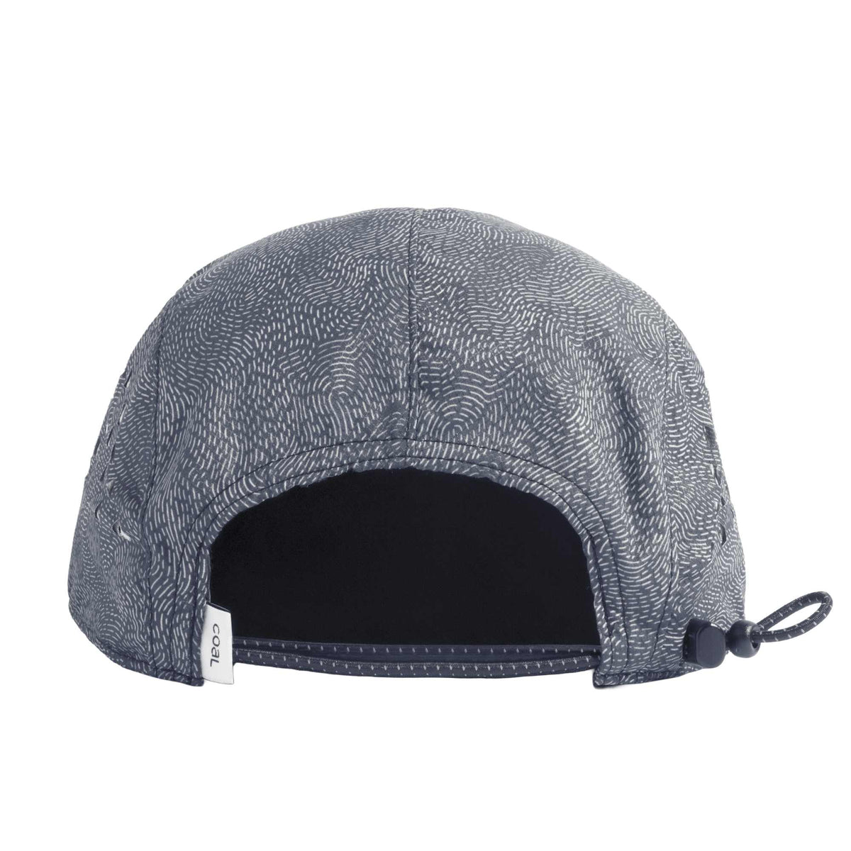 Coal Provo Tech Five Panel Cap with UPF 50+ Embroidery - Grey Smoke - Back