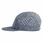 Coal Provo Tech Five Panel Cap with UPF 50+ Embroidery - Grey Smoke - Left
