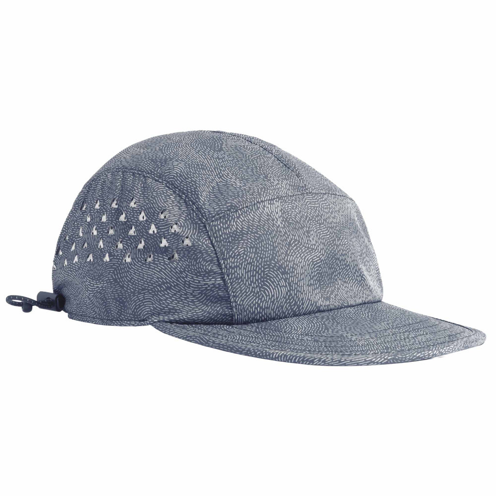 Coal Provo Tech Five Panel Cap with UPF 50+ Embroidery - Grey Smoke - Right Angle