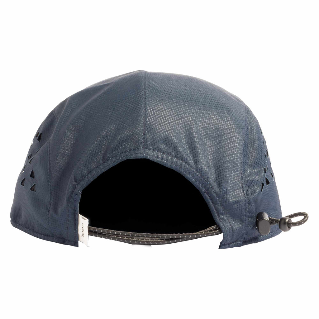 Coal Provo Tech Five Panel Cap with UPF 50+ Embroidery - Vintage Navy - Back