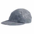 Coal Provo Tech Five Panel Cap with UPF 50+ Transfer - Grey Smoke - Left Angle
