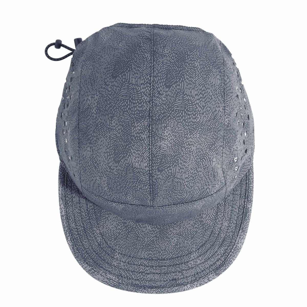 Coal Provo Tech Five Panel Cap with UPF 50+ Transfer - Grey Smoke - Top