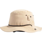 Coal Seymour Boonie Hat in Recycled Twill Embroidery - Desert Khaki - Left Angle