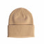 Coal Uniform Cuff Beanie in Recycled Knit Embroidery - Desert Khaki - Front