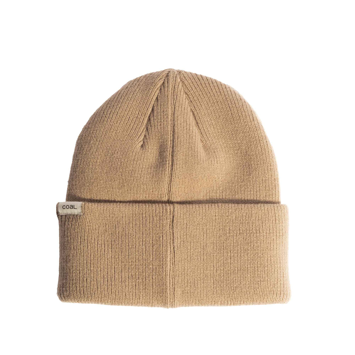 Coal Wayne Relaxed Fit Knit Beanie Embroidery - Desert Khaki - Back
