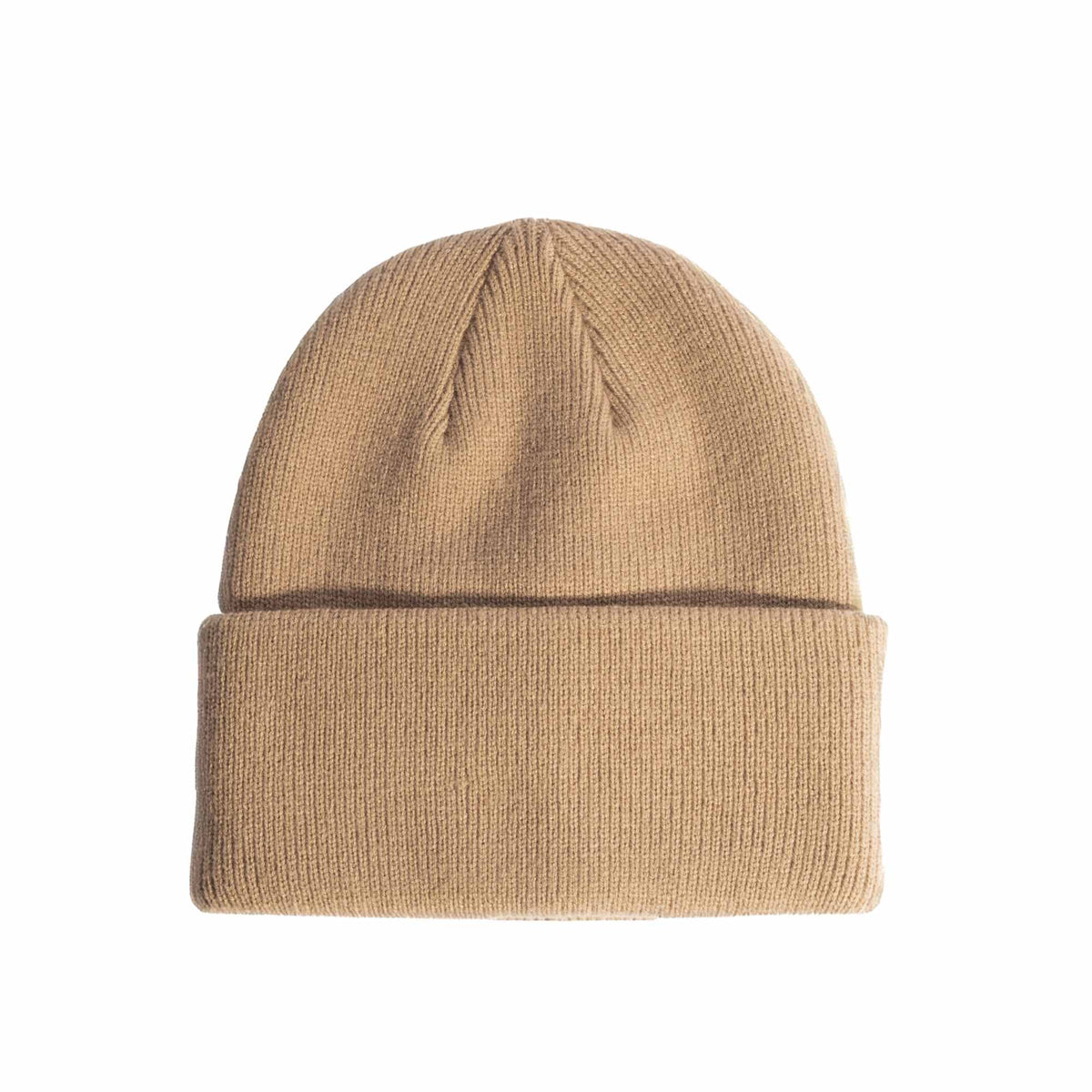 Coal Wayne Relaxed Fit Knit Beanie Embroidery - Desert Khaki - Front