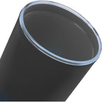 Coastal Double-Wall Tumbler with Pop-Top Lid, 22 oz - Black - Detail