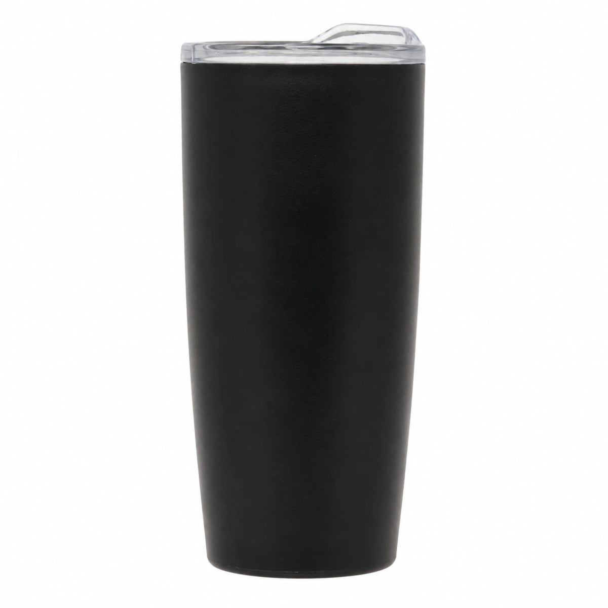 Coastal Double-Wall Tumbler with Pop-Top Lid, 22 oz - Black - Straight