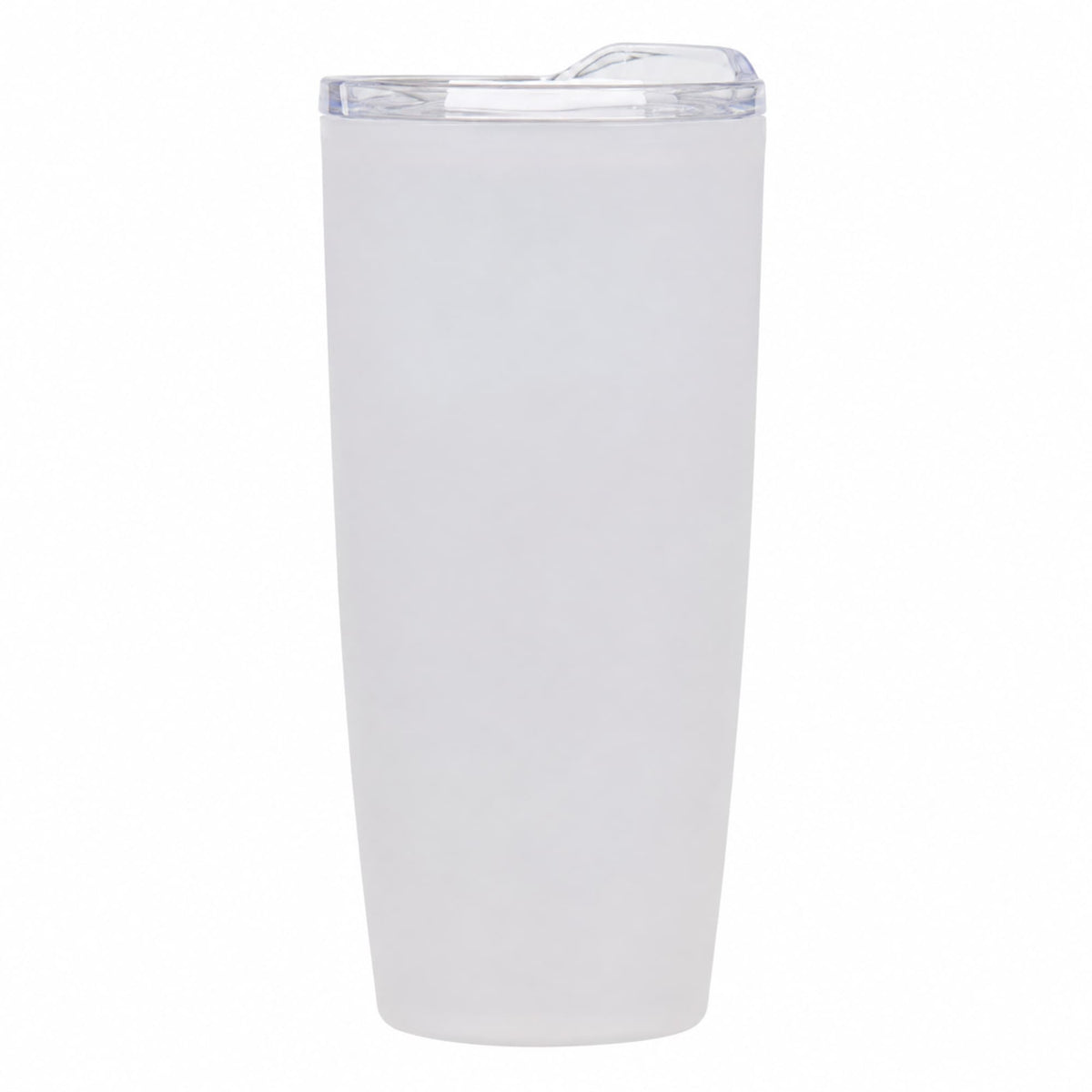 Coastal Double-Wall Tumbler with Pop-Top Lid, 22 oz - Frost - Straight