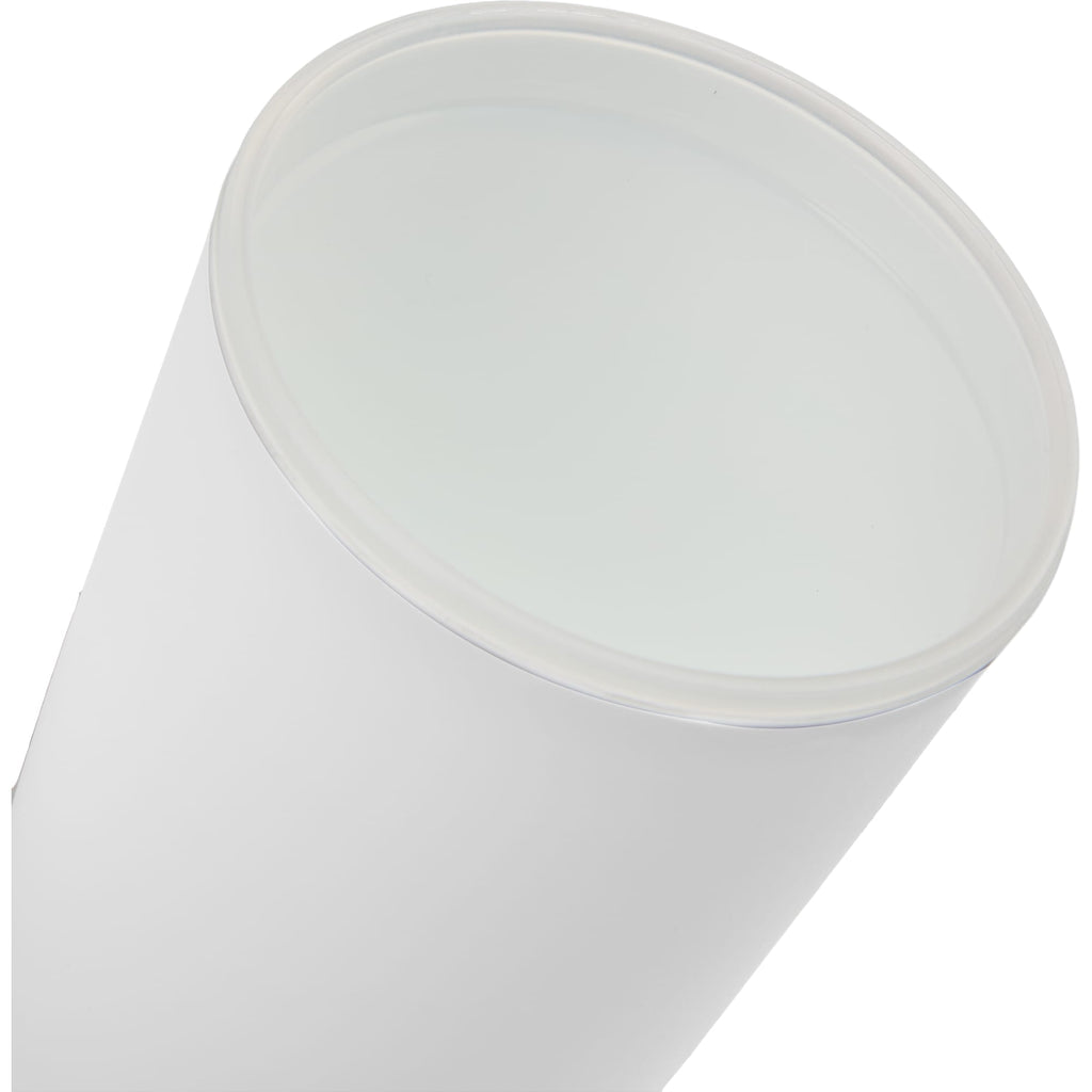 Coastal Double-Wall Tumbler with Pop-Top Lid, 22 oz - White - Detail