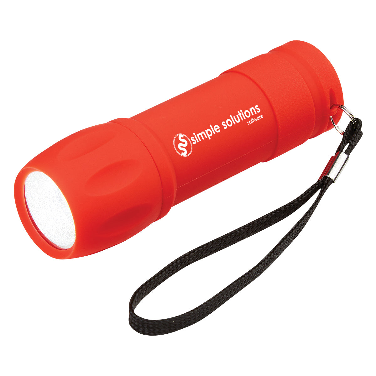 COB Light on a Strap, Rubberized - Red - Pad Print