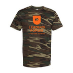 Code Five Unisex Camo Tee - Green Woodland - Front