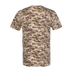 Code Five Unisex Camo Tee - Sand Digital - Back