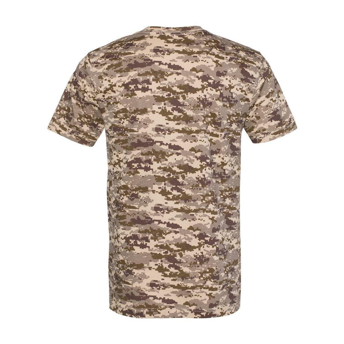 Code Five Unisex Camo Tee - Sand Digital - Back