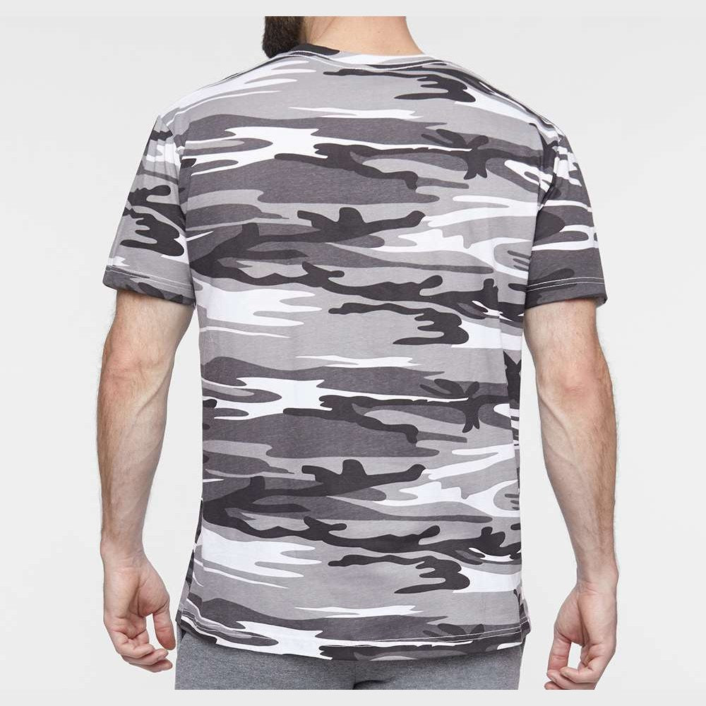 Code Five Unisex Camo Tee - Urban Woodland - On Model Back