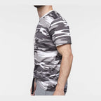 Code Five Unisex Camo Tee - Urban Woodland - On Model Side