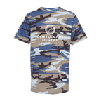 Code Five Youth Camouflage Tee - Blue Woodland - Front