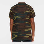 Code Five Youth Camouflage Tee - Green Woodland - On Model Back