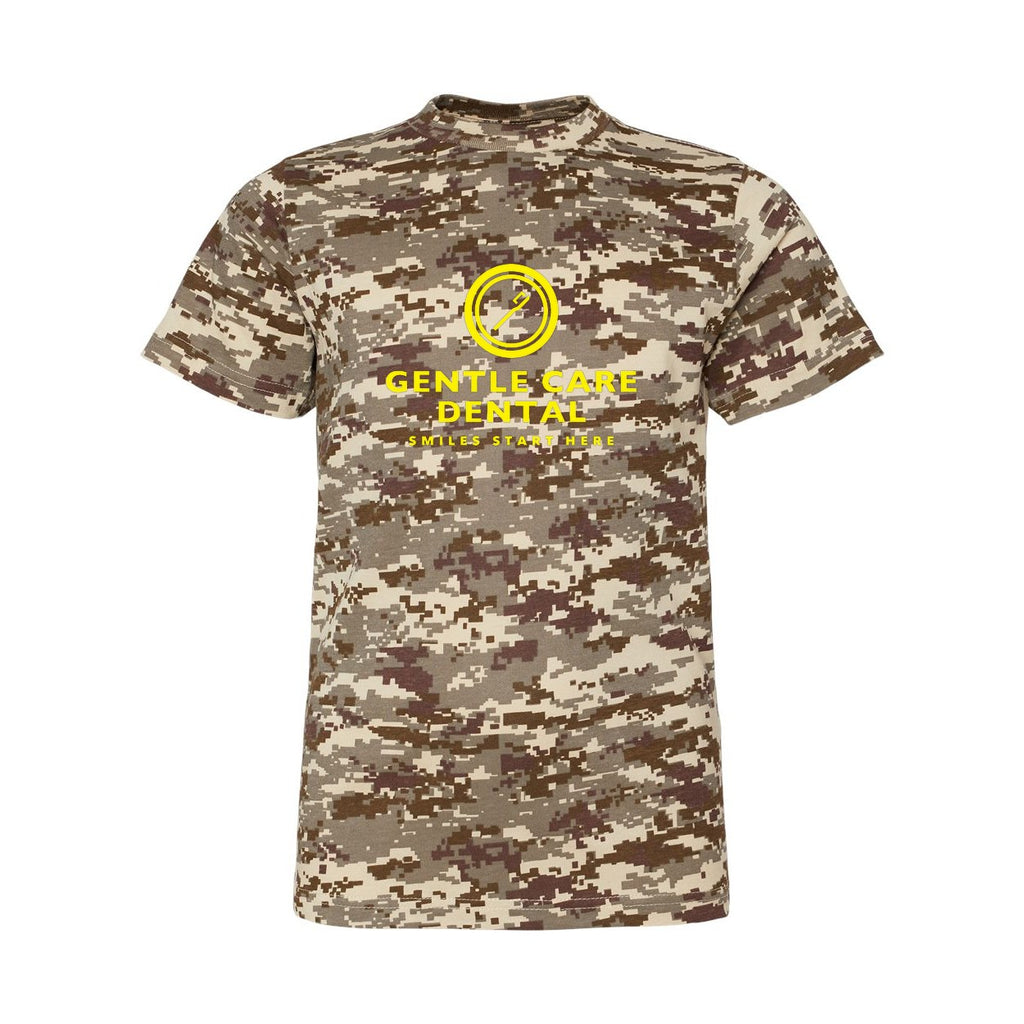 Code Five Youth Camouflage Tee - Sand Digital - Front