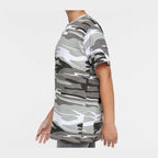Code Five Youth Camouflage Tee - Urban Woodland - On Model Side