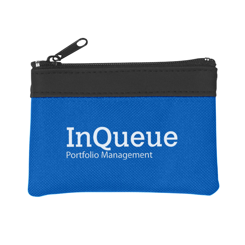 Coin Pouch with Zip - Silk Screen