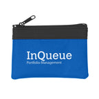 Coin Pouch with Zip - Silk Screen
