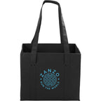 Collapsible Cube Tote and Storage Bin - Black - Front