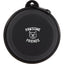 Collapsible Silicone Slow Feeder Bowl with Carabiner - Black - Front