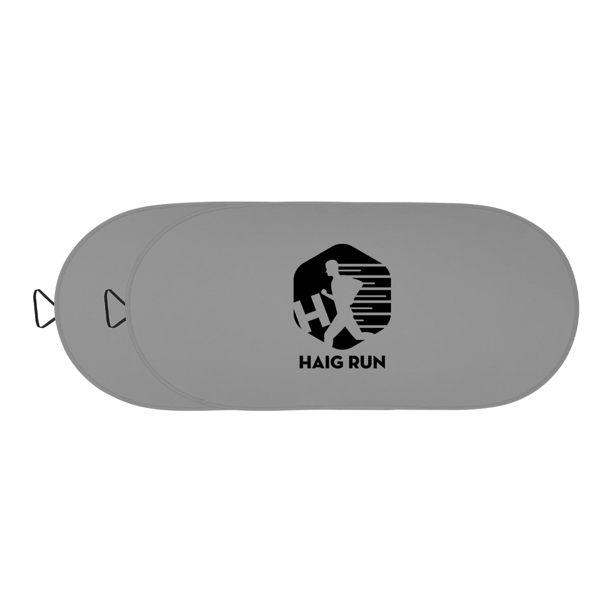 Collapsible Sun Shades for Cars - Gray - Silk Screen
