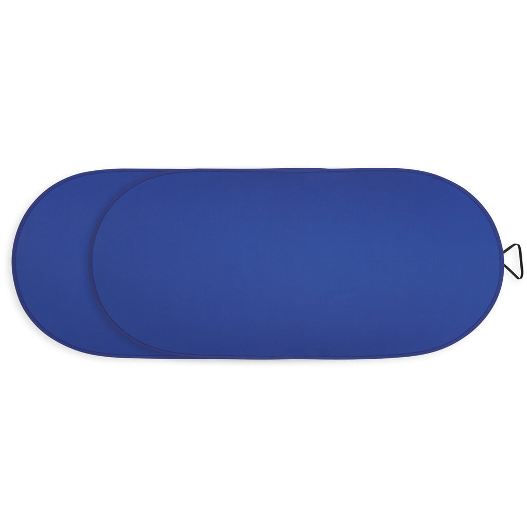 Collapsible Sun Shades for Cars - Royal Blue - Front_Expanded