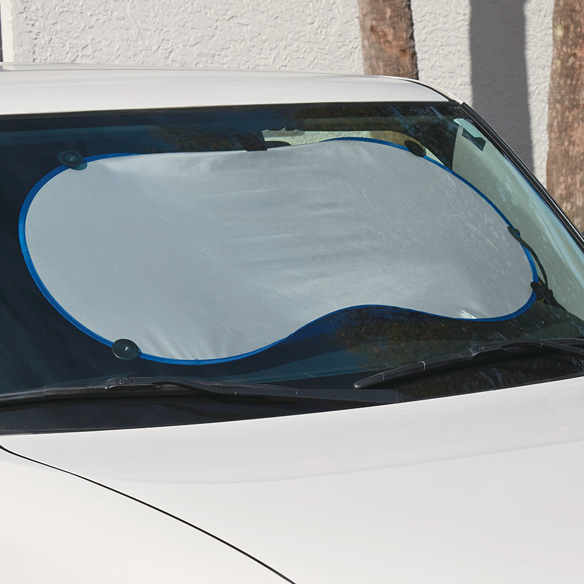 Collapsible Sun Shades for Cars - Royal Blue - Inset